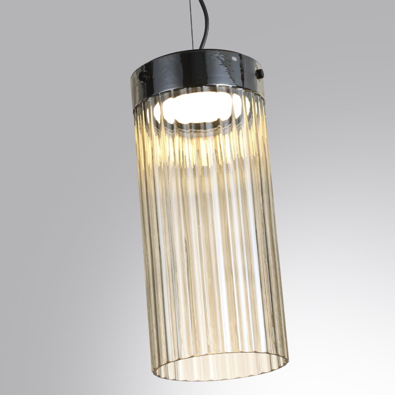 5047/10L L-VISION ODL24 000 черный/светл.янтарный/металл/стекло Подвес LED 10W 4000К 1237Лм PILLARI — изображение 5