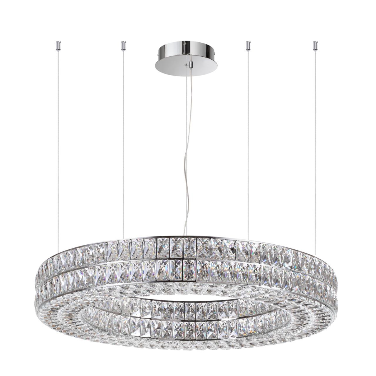 4927/98L L-VISION ODL24 583 хром/металл/хрусталь Люстра LED 98W 4000K 5850Лм PANTA