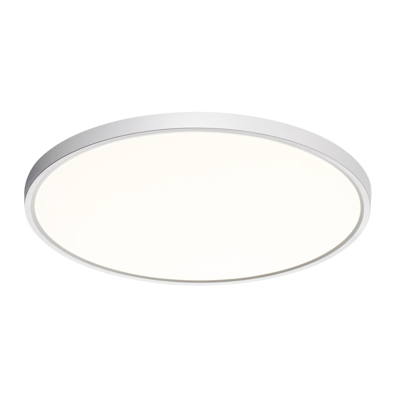 7659/40L MITRA LED SN 551 Светильник пластик/белый LED 40Вт 3000/4000K D495 IP40 ALFA WHITE — изображение 4
