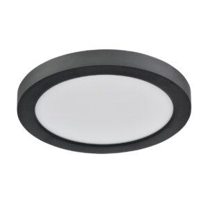 7788/12L MITRA LED SN 537 Светильник пластик/белый/черный LED 12Вт 3000/4000/6500К D170 IP44 CCT/датчик движения NEBULA BLACK