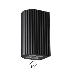 7127/14WL NATURE ODL25 681 Фасадный светильник черный/металл IP54 LED 15W 10° 220-240V GLENN