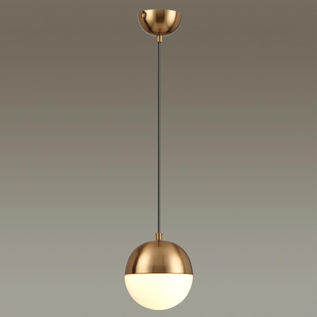 4960/1 PENDANT ODL22 393 античн.бронза/металл/белый/стекло Подвес E27 1*40W PINGA — изображение 5