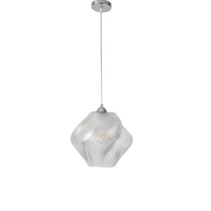 8288/1A MODERNI LN26 371 хром/прозрачный, металл/стекло Подвес E27 1*60W 220V TIDE