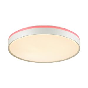7708/DL COLOR SN 154 Светильник пластик/белый/розовый LED 48Вт 4000К D420 IP43 KEZO PINK