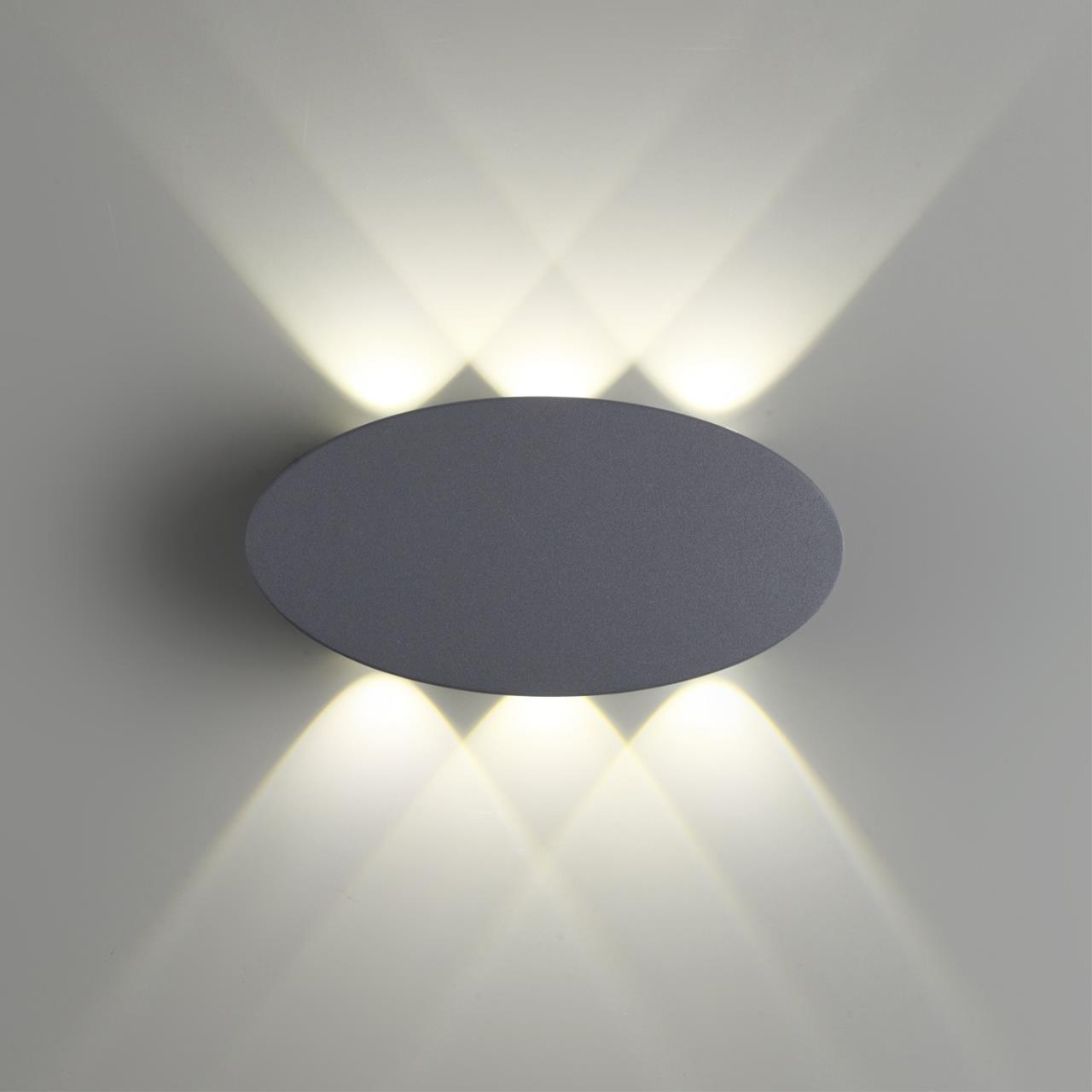 358563 STREET NT21 734 темно-серый Ландшафтный настенный светильник IP54 LED 4000K 6W 85-265V CALLE — изображение 5