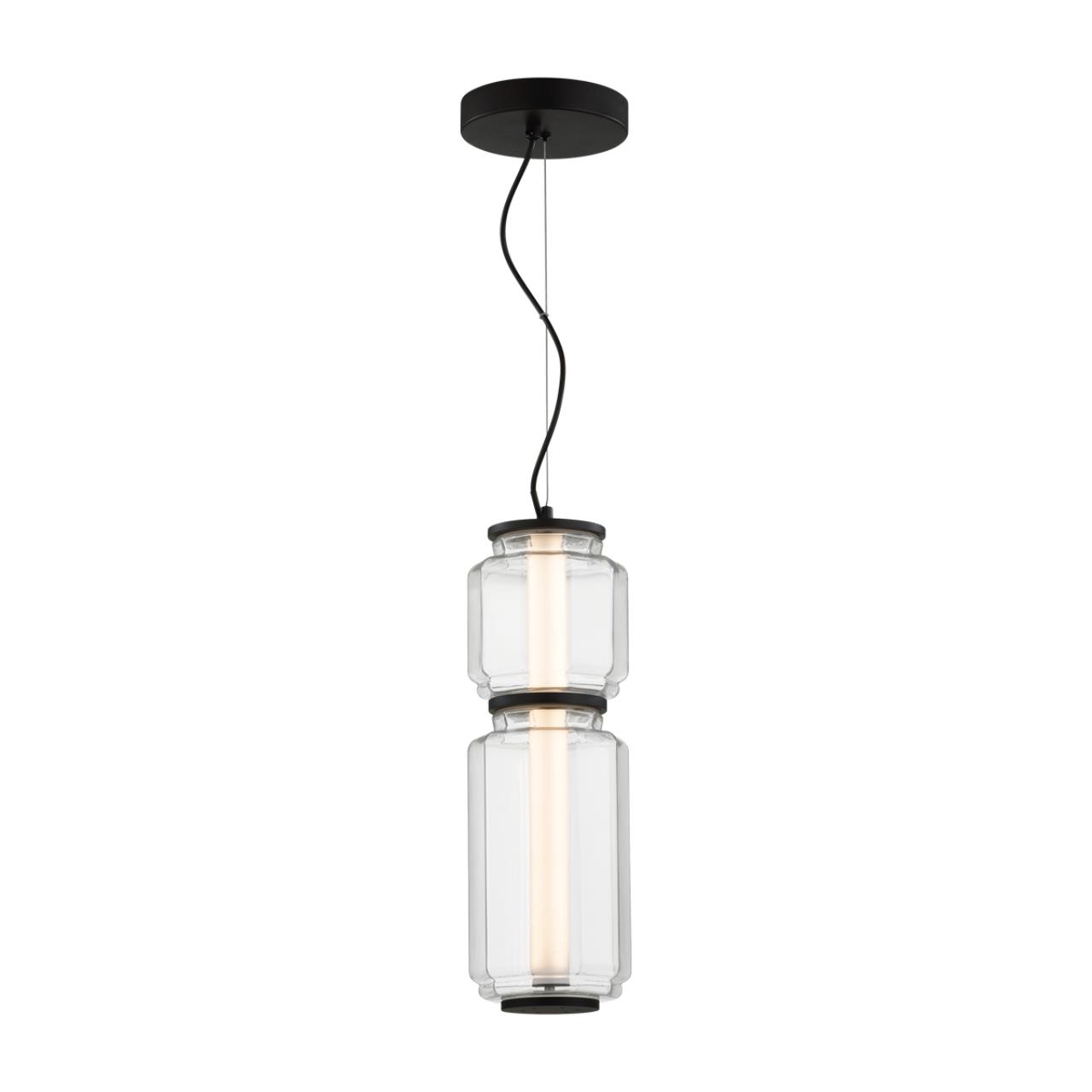 5409/20L HIGHTECH ODL_EX24 105 черный/прозрачный/металл/стекло/акрил Подвес LED 20W 3000K 1480Лм JAM — изображение 4
