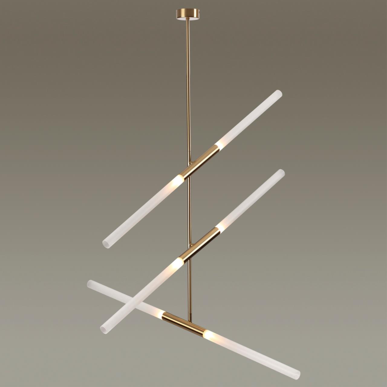 4306/6 HIGHTECH ODL22 277 античная бронза Потолочный светильник IP20 G9 6*40W SOHO — изображение 6