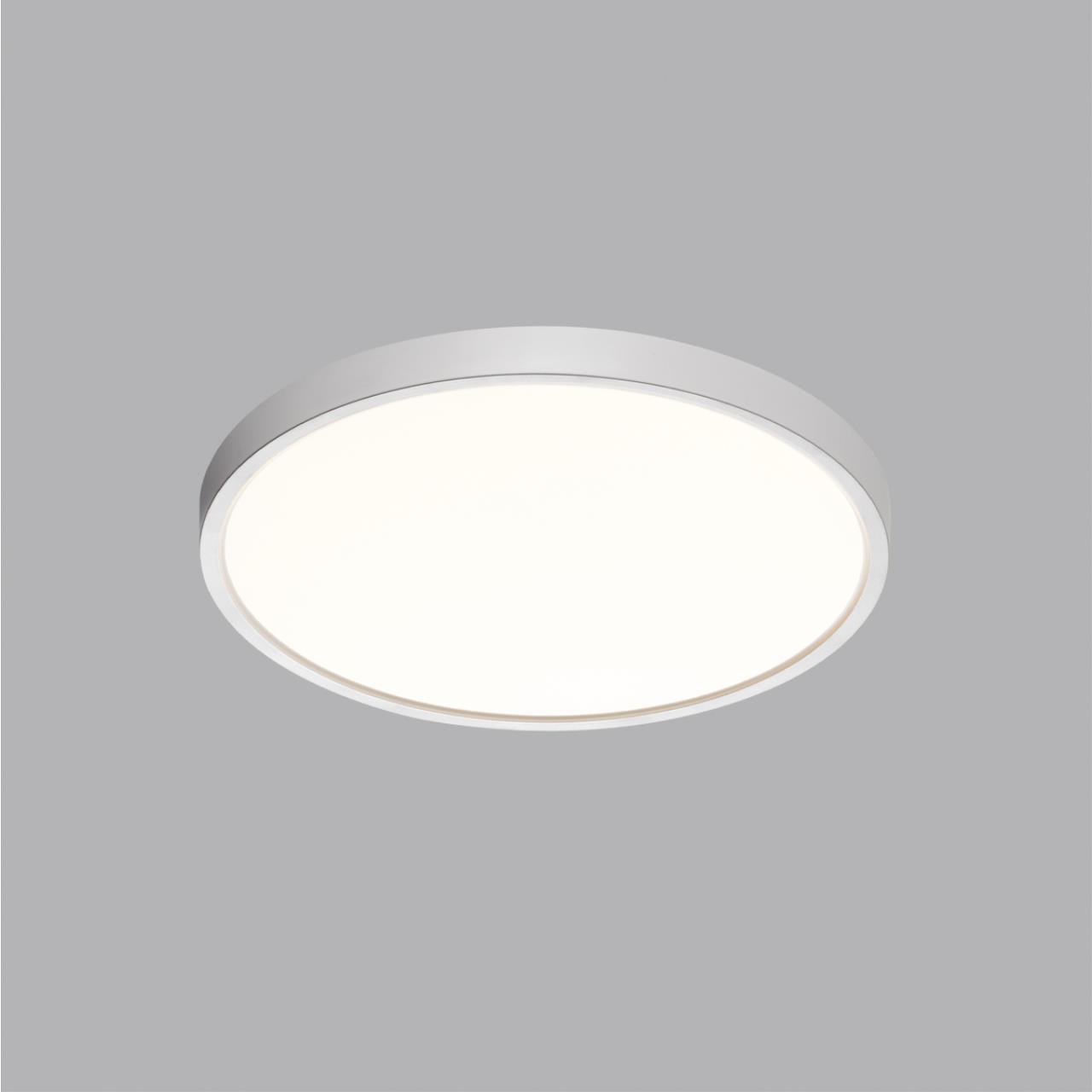 7659/24L MITRA LED SN 551 Светильник пластик/белый LED 24Вт 3000/4000K D300 IP40 ALFA WHITE — изображение 5
