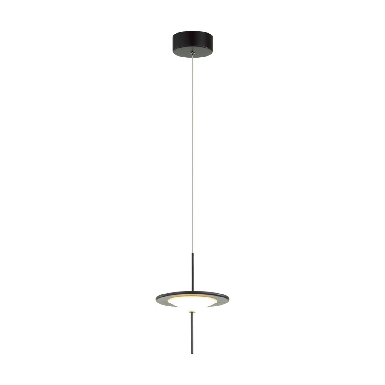 5012/10L L-VISION ODL23 389 черный/белый матовый металл/акрил Подвес LED 10W 3000K STEKA — изображение 4
