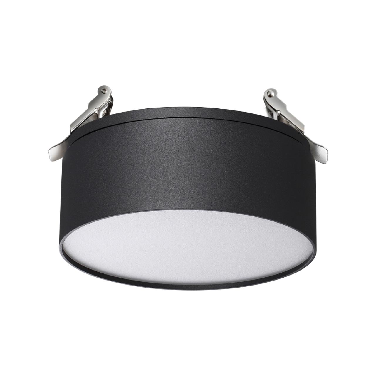 358753 SPOT NT21 525 черный Светильник встраиваемый светодиодный IP20 LED 24W 4000K 2100Лм 100-265V PROMETA — изображение 5