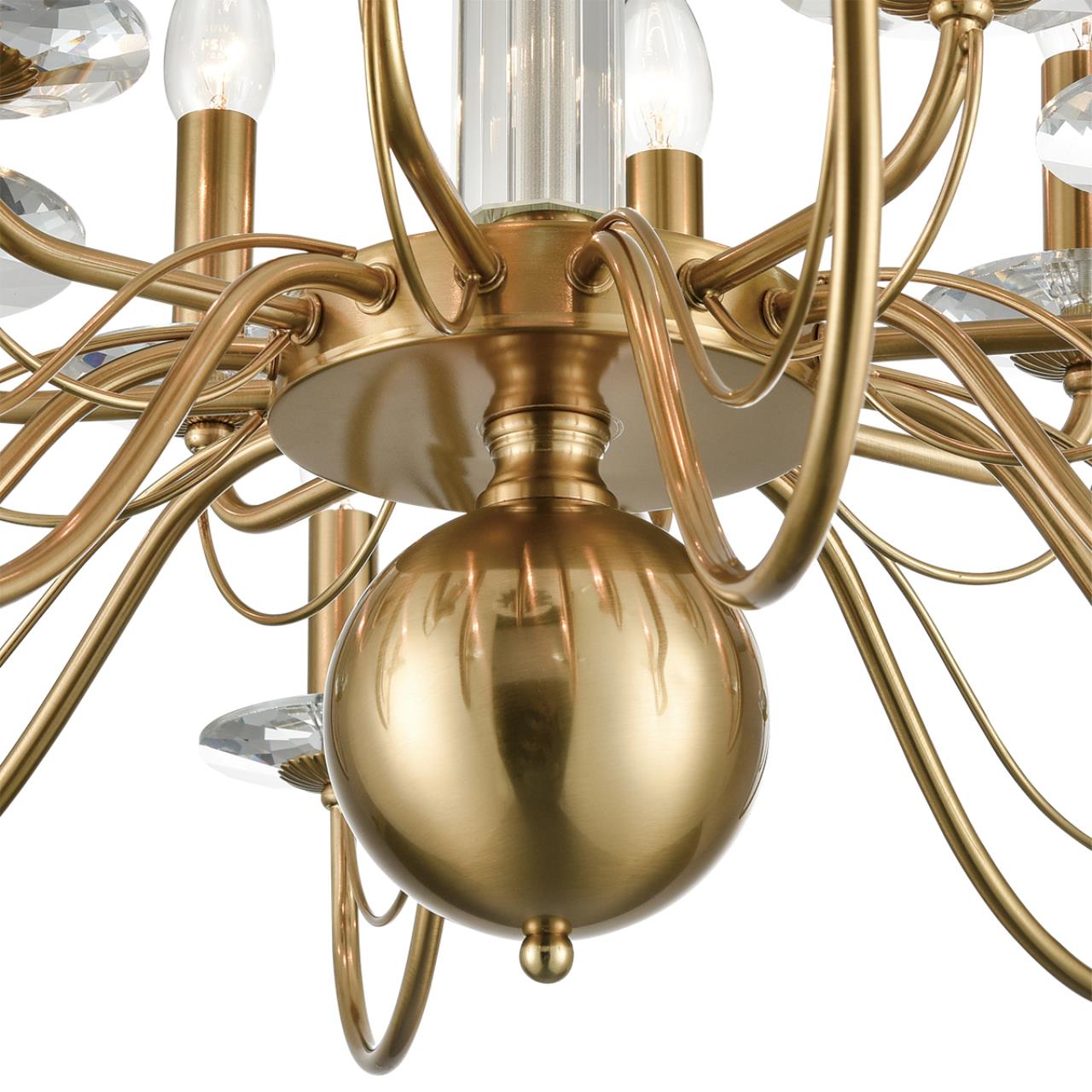 8033/16 CLASSI LN26 080 медь, металл/стекло Люстра подвесная Е14 16*40W 220V INCANTO — изображение 2