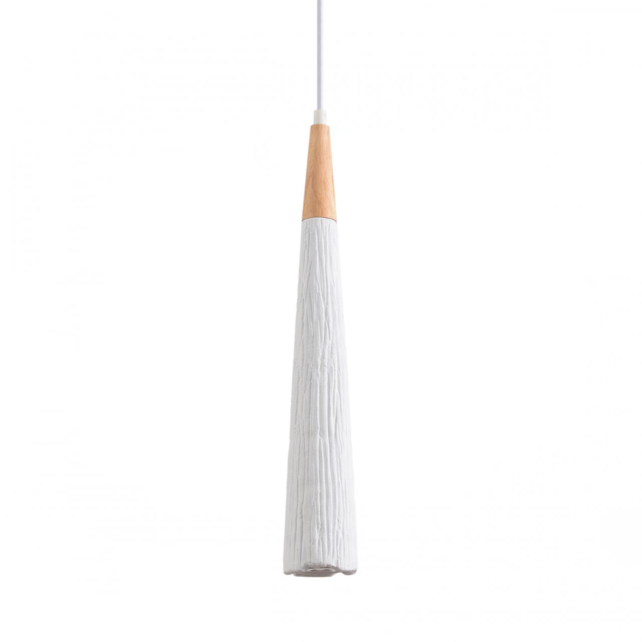 8352/1C SUSPENTIONI LN26 325 белый/бежевый, металл/дерево/цемент Подвес GU10 LED 5W 220V EOLIANA — изображение 6