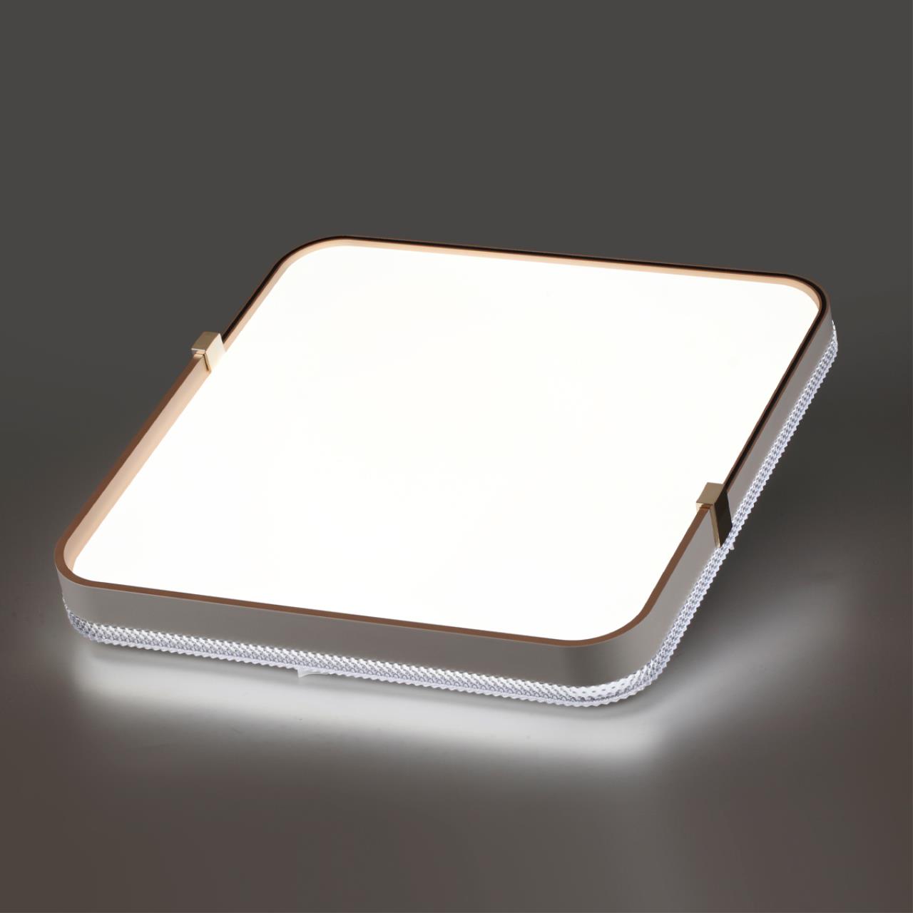 7680/EL PALE SN 190 Светильник пластик/золотой LED 70Вт 3000-6000К 490х485 IP43 пульт ДУ OLIDI WHITE — изображение 2