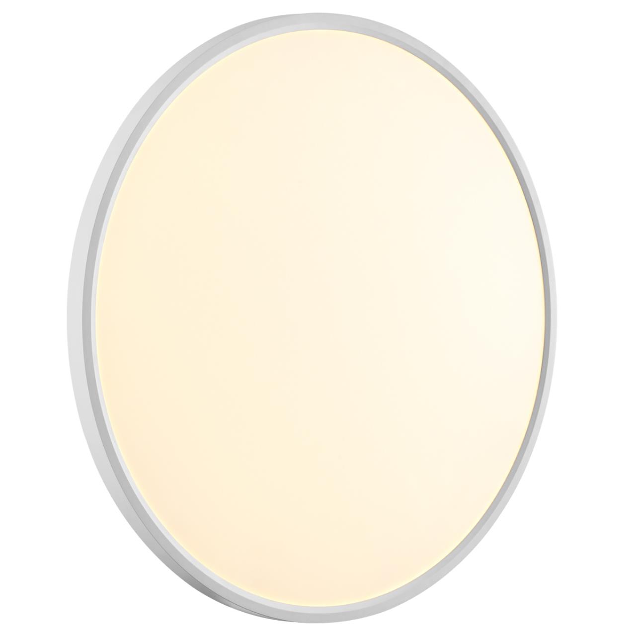 7659/48L MITRA LED SN 551 Светильник пластик/белый LED 48Вт 3000/4000K D600 IP40 ALFA WHITE — изображение 2