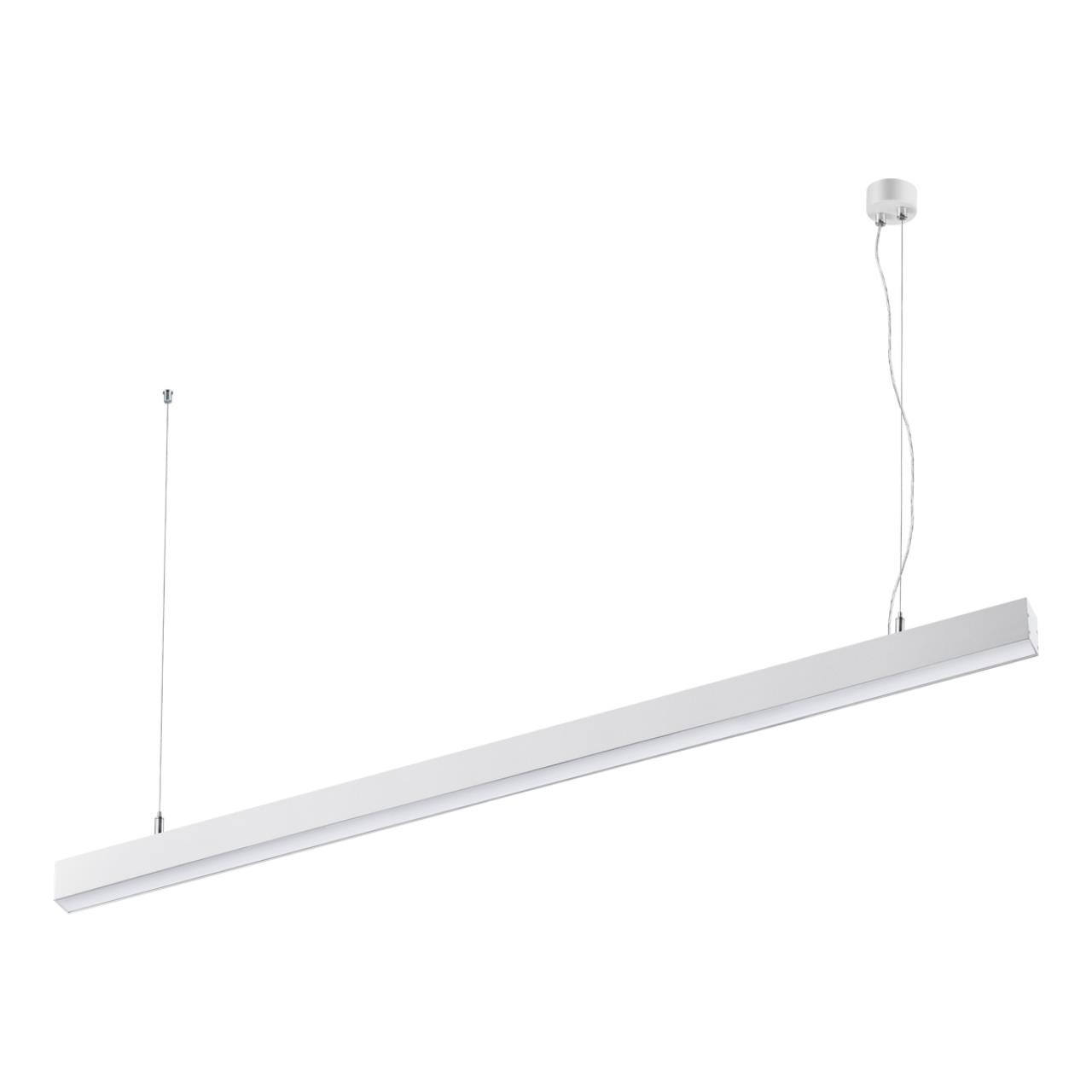 358865 OVER NT22 402 белый Светильник накладной/подвесной светодиодный (длина подвесов 1,2м) IP20 LED 4000K 40W 220V ITER