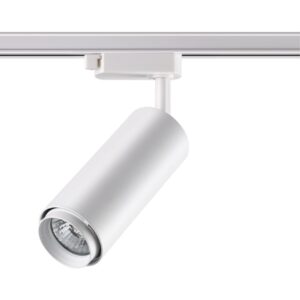 370415 PORT NT19 290 белый Светильник трековый однофазный трехжильный IP20 GU10 50W 220V PIPE