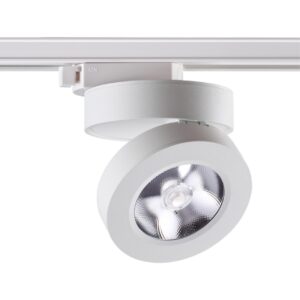357986 PORT NT19 284 белый Светильник трековый однофазный трехжильный IP20 LED 3000К 12W 220V GRODA