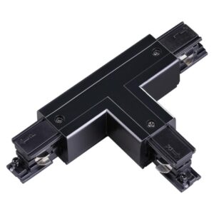 135061 PORT NT19 299 черный Соединитель "T" левый внутренний с токопроводом для трехфазн.шинопровод