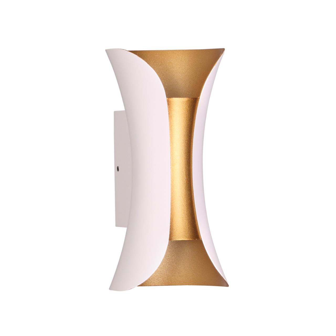 3886/6WG HIGHTECH ODL20 501 бел/золот/металл Настен.светильник LED 4000K 120° 6W 220V IP54 KRISTA