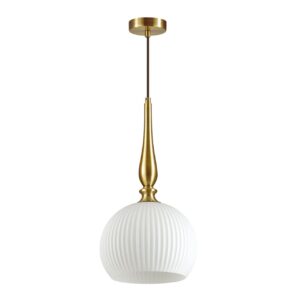 4766/1 PENDANT ODL21 413 белый/бронзовый Подвес E27 60W RUNGA