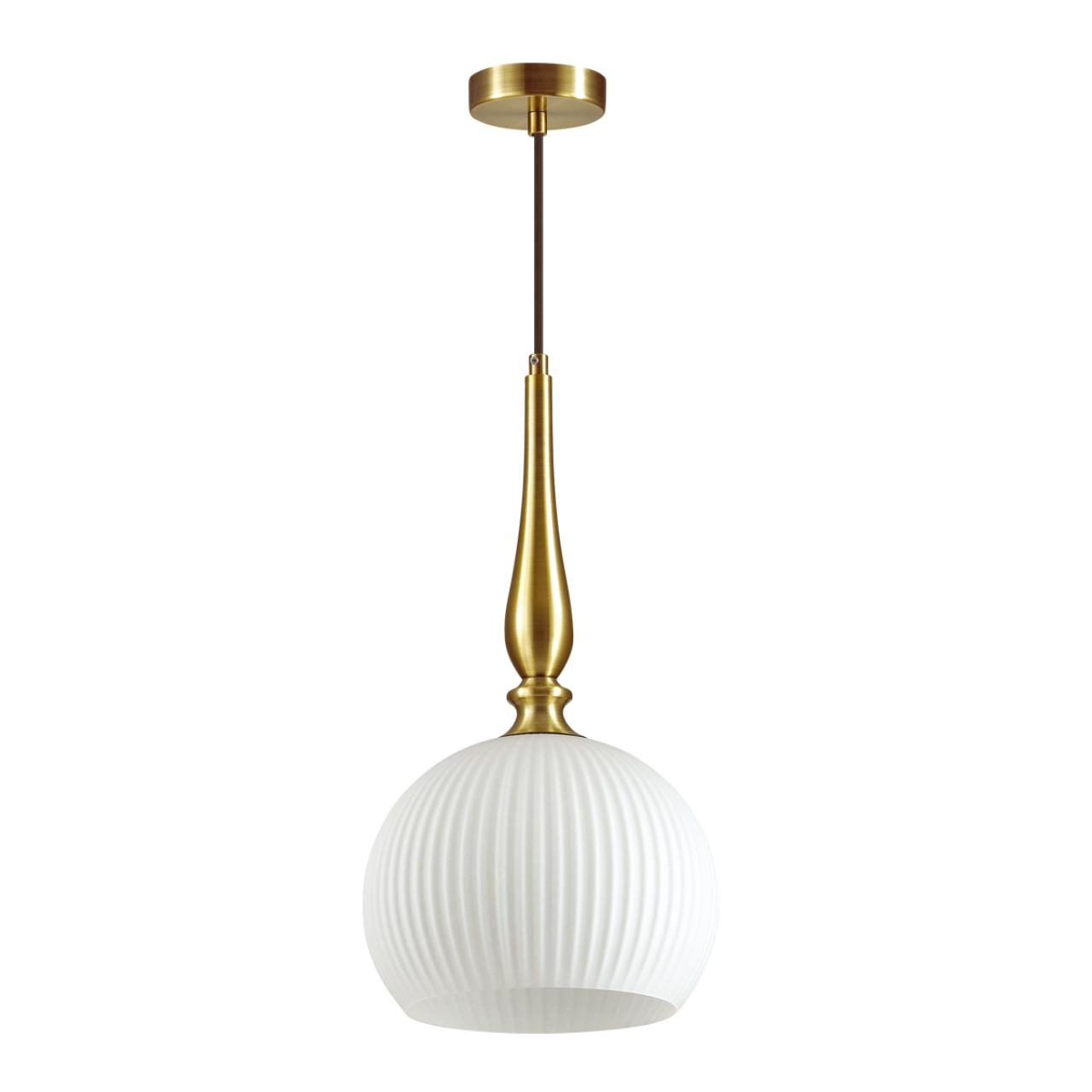 4766/1 PENDANT ODL21 413 белый/бронзовый Подвес E27 60W RUNGA