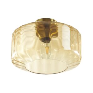 4747/1C PENDANT ODL21 409 янтарный/бронзовый Светильник потолочный E27 1*60W BINGA