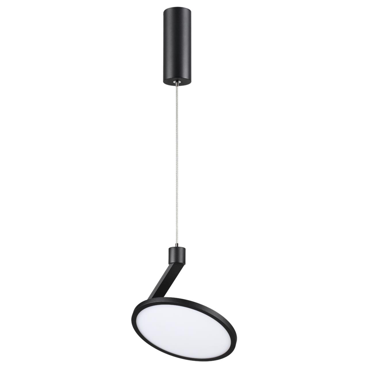 358350 OVER NT20 412 черный Светильник накладной, длина провода 1м IP20 LED 4000K 18W 85-265V HAT