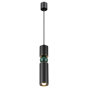 4075/5L L-VISION ODL19 397 черный/золото/зеленый Подвес GU10 1*5W SAKRA