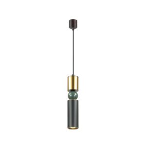4073/5L L-VISION ODL19 397 черный/золото/зеленый Подвес GU10 1*5W SAKRA
