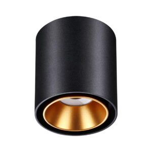 358485 OVER NT20 442 черный/золото Светильник накладной IP20 LED 10W 220V RECTE