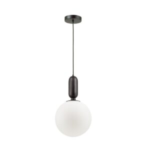4671/1 PENDANT ODL20 393 черный/белый Подвес E27 1*40W (тип лампы СВЕЧА ) 220V OKIA