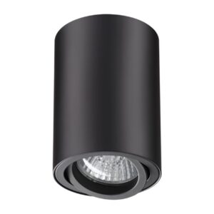 370418 OVER NT19 481 черный Накладной светильник IP20 GU10 50W 220V PIPE