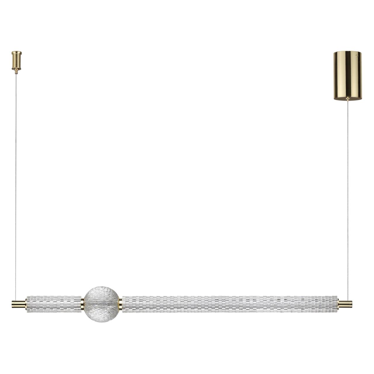 5008/28L L-VISION ODL24 571 золотой/металл/акрил Подвес LED 28W 4000K 2340лм CRYSTAL