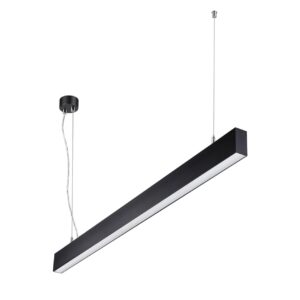 358878 OVER NT22 406 черный Светильник подвесной светодиодный (длина подвесов 1,2м) IP20 LED 4000K 40W вниз + 12W вверх 220V ITER