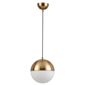 4960/1A PENDANT ODL22 393 античн.бронза/металл/белый/стекло Подвес E27 1*40W PINGA