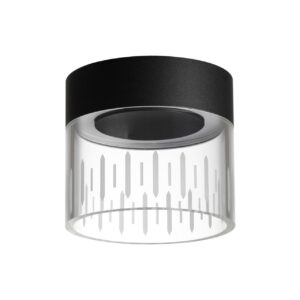 359002 OVER NT23 386 черный Светильник накладной светодиодный IP20 LED 4000K 10W 85-265V AURA