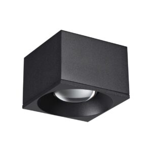 358654 OVER NT21 446 черный Светильник накладной светодиодный IP20 LED 4000К 12W 220V PATERA
