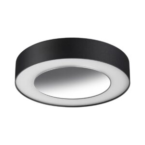 359277 OVER NT23 280 черный Светильник накладной светодиодный IP20 LED 18W 85-265V 1350Лм 3000К MIRROR