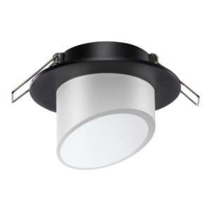 370896 SPOT NT22 581 черный Светильник встраиваемый IP20 GU10 9W 220V LIRIO