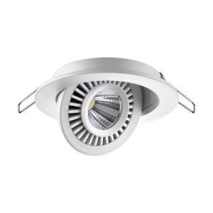 358815 SPOT NT21 530 белый Светильник встраиваемый светодиодный IP20 LED 9W 770Лм 4000K 220V GESSO
