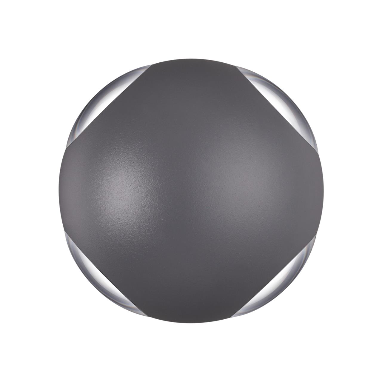 358464 STREET NT20 738 темно-серый Ландшафтный настенный св-ник IP54 LED 4000K 12W 85-265V CALLE