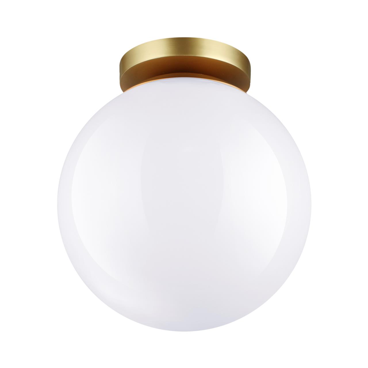 4248/1C HIGHTECH ODL21 505 золотист/металл/белый/акрил Потолочный светильник IP44 E27 LED max 9W BOSCO