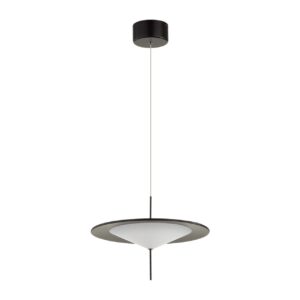 5012/16L L-VISION ODL23 389 черный/белый матовый металл/акрил Подвес LED 16W 3000K STEKA