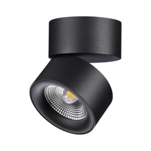358781 OVER NT21 420 черный Светильник накладной светодиодный IP20 LED 25W 4000K 2200Лм 100-265V GRODA