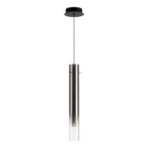 5061/5L PENDANT ODL24 383 черный/темн.хром/металл/стекло Подвес LED 4W 3000K SHINY