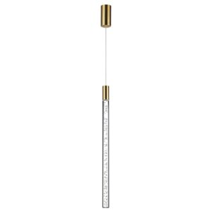 4369/5L HIGHTECH ODL23 235 полированное золото/акрил с пузырьками Подвесной св-к IP20 LED 4W 200Лм 3000K SPARKY
