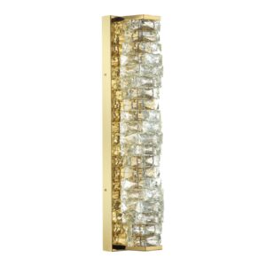 4999/15WL HALL ODL23 623 золотой/прозрачный/металл/хрусталь Бра LED 15W 4000K STRAZA