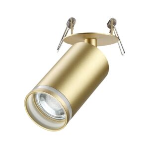 370882 SPOT NT22 573 матовое золото Cветильник встраиваемый IP20 GU10 9W 220V ULAR