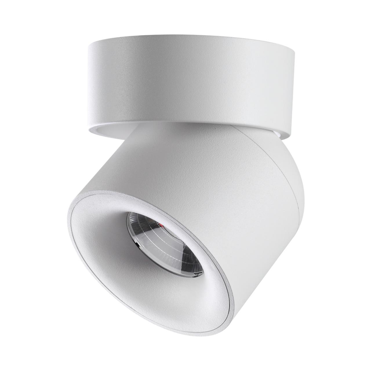 358808 OVER NT21 416 белый Светильник накладной светодиодный IP20 LED 10W 850Лм 4000K 220V GESSO