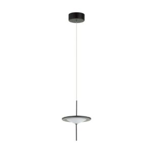 5012/10L L-VISION ODL23 389 черный/белый матовый металл/акрил Подвес LED 10W 3000K STEKA